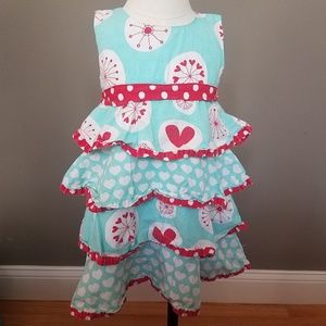 Jelly the Pug tiered love dress